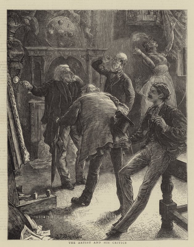 The Artist and His Critics by Edward Frederick Brewtnall