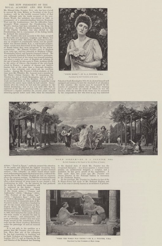 The New President of the Royal Academy and his Work by Edward John Poynter