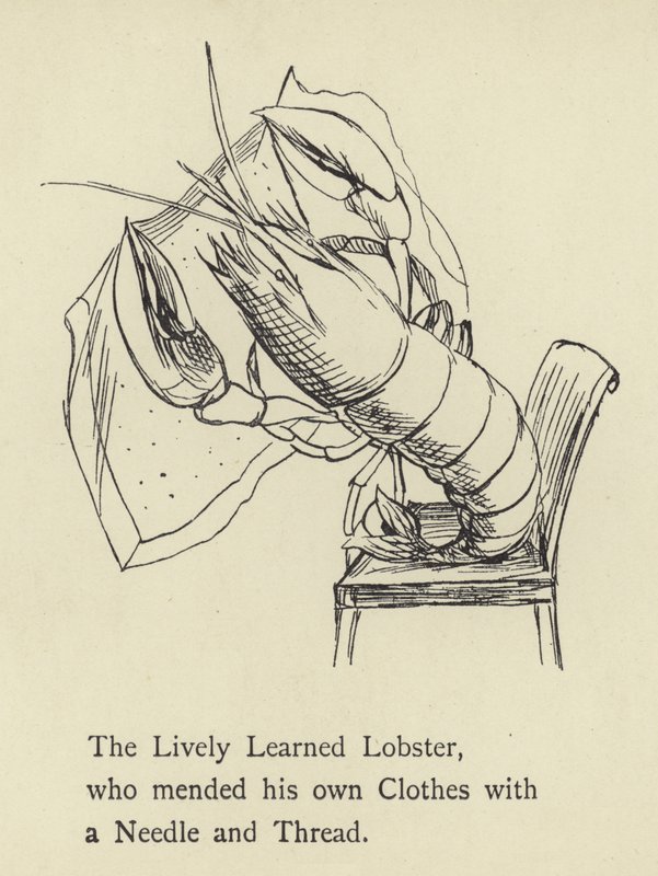 The Lively Learned Lobster by Edward Lear