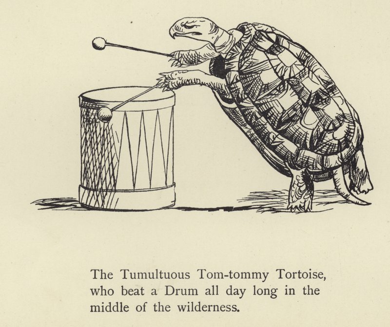 The Tumultuous Tom-tommy Tortoise by Edward Lear
