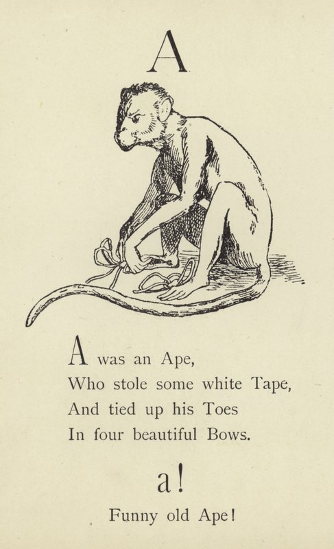 The Letter A by Edward Lear