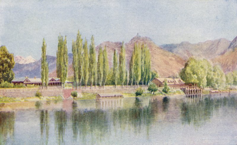 The Residency and Club, Srinagar by Edward Mary Joseph Molyneux