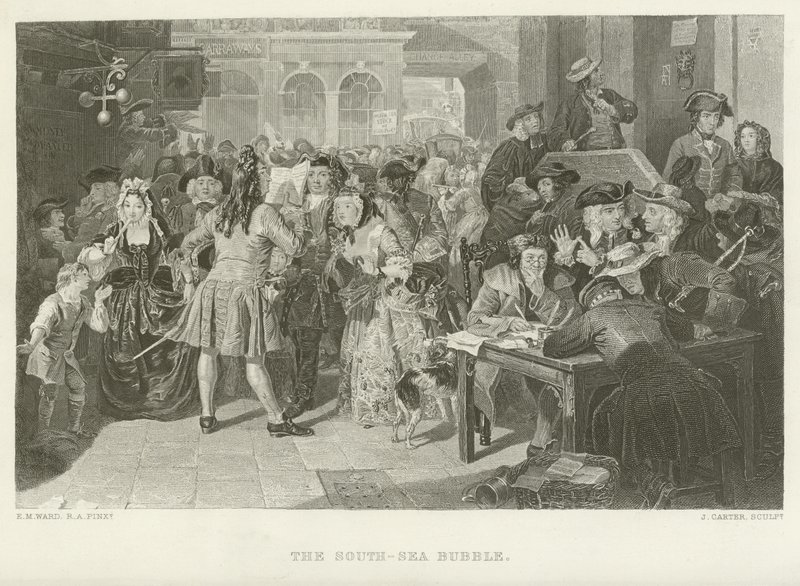 The South Sea Bubble by Edward Matthew Ward