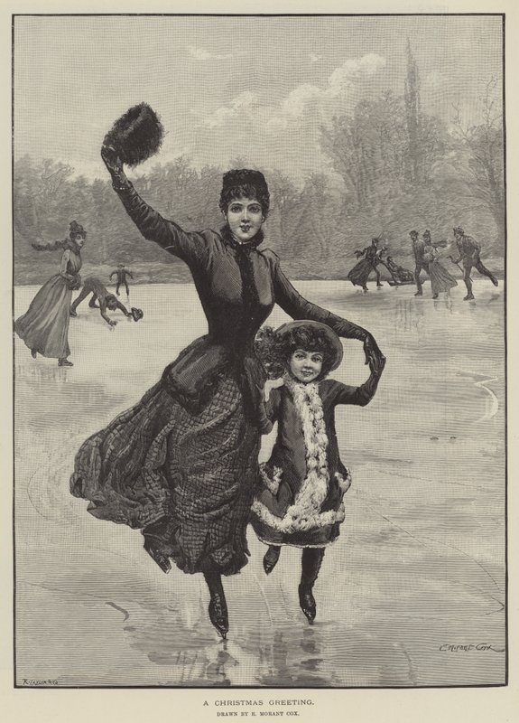 A Christmas Greeting by Edward Morant Cox