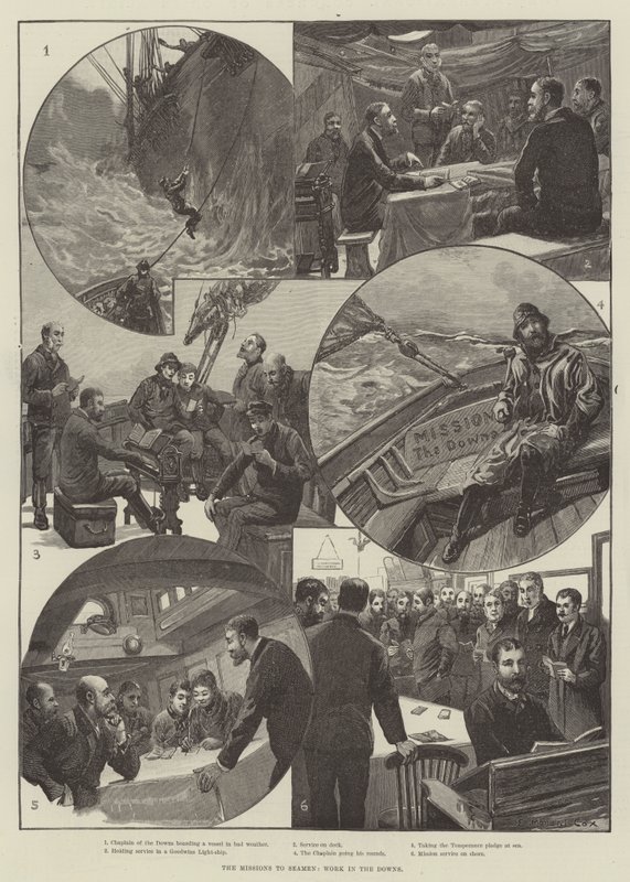 The Missions to Seamen, Work in the Downs by Edward Morant Cox