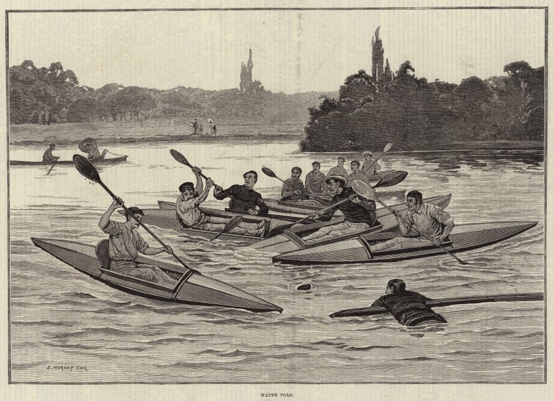 Water Polo by Edward Morant Cox
