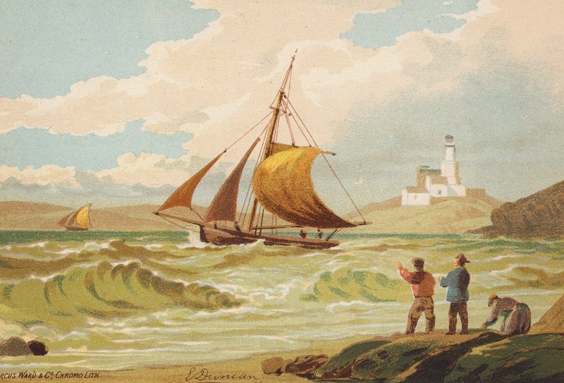 Passing Whitby by Edward (after) Duncan