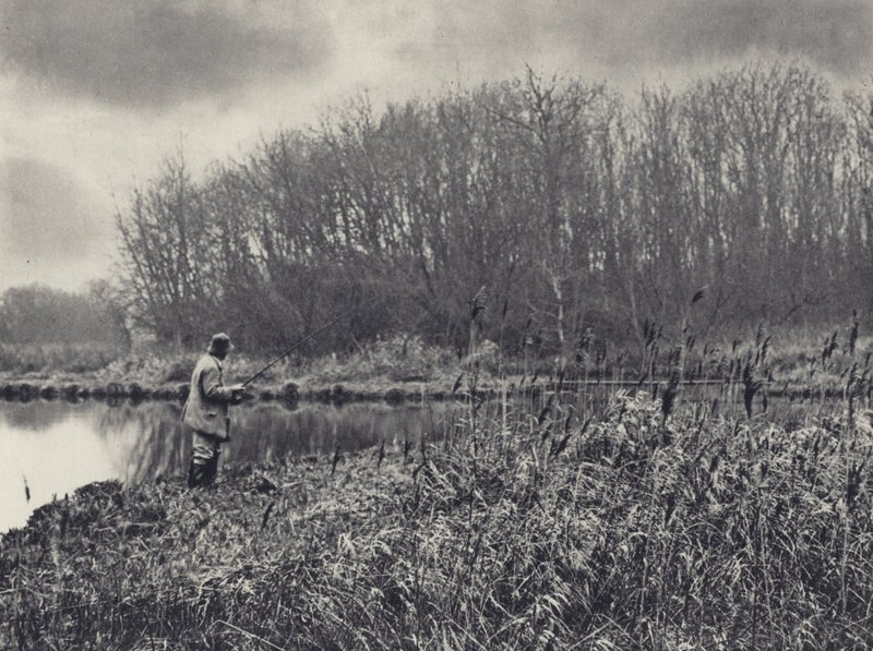 Spinning at Leckford by Edward Alfred Barton