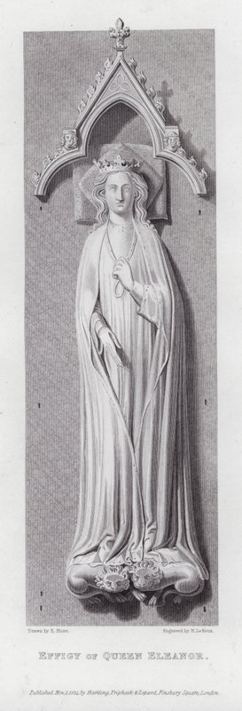 Effigy of Queen Eleanor by Edward Blore