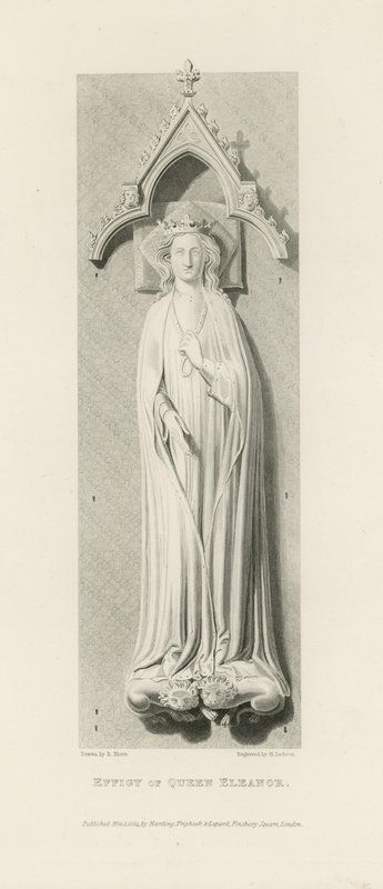 Effigy of Queen Eleanor by Edward Blore