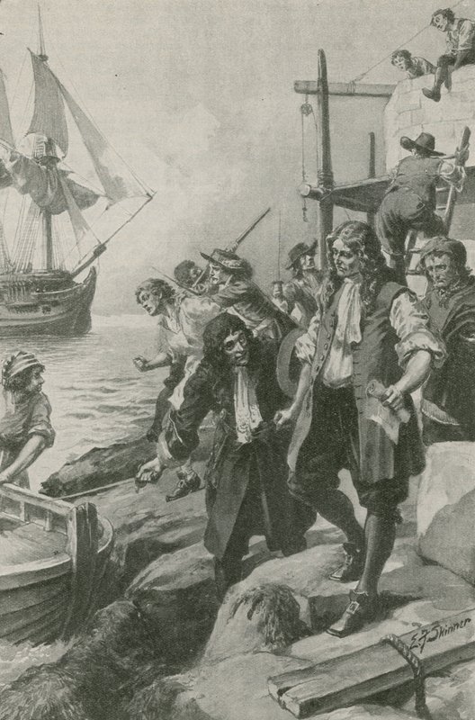 Winstanley Carried Off by Pirates by Edward Frederick Skinner