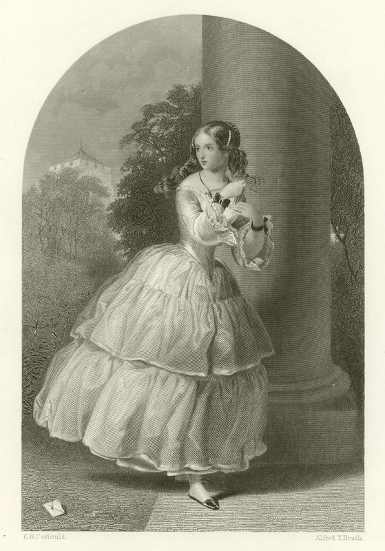 The Valentine by Edward Henry Corbould