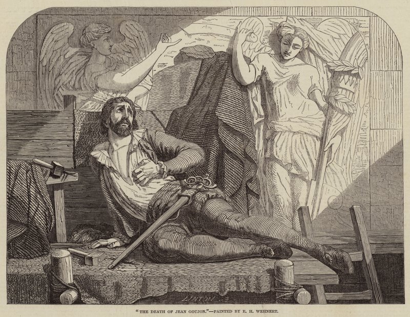 The Death of Jean Goujon by Edward Henry Wehnert