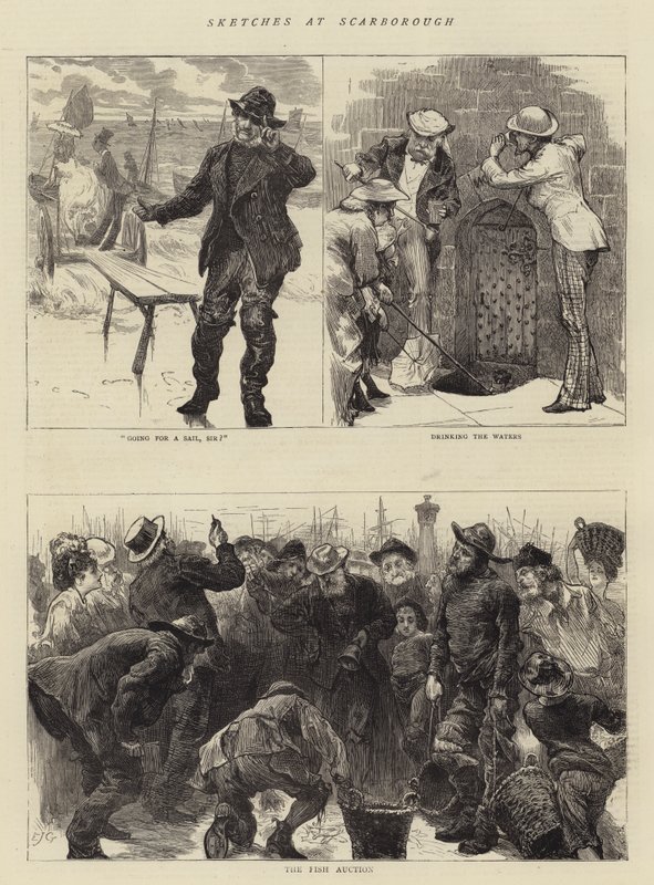 Sketches at Scarborough by Edward John Gregory