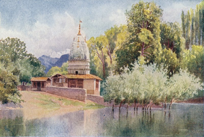 The Temple, Chenar Bagh by Edward Mary Joseph Molyneux