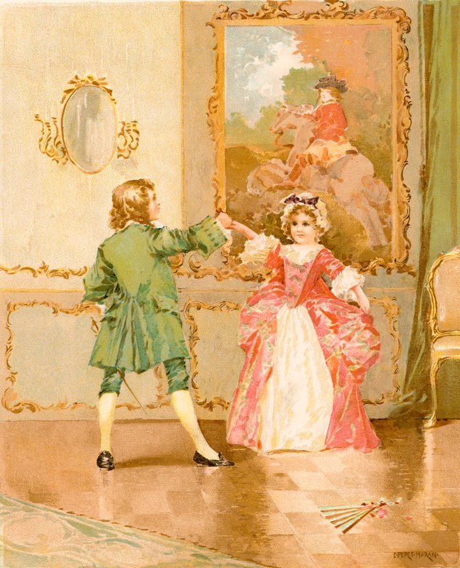 The Minuet by Edward Percy Moran