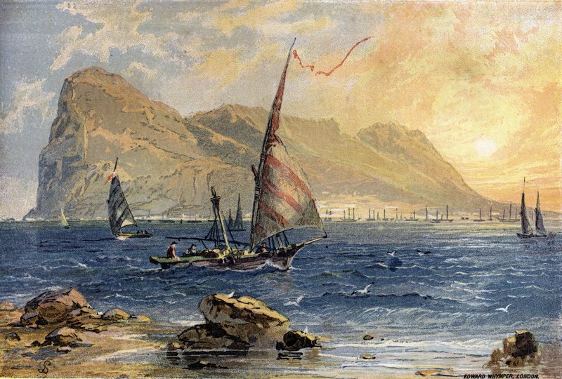Gibraltar by Edward Whymper