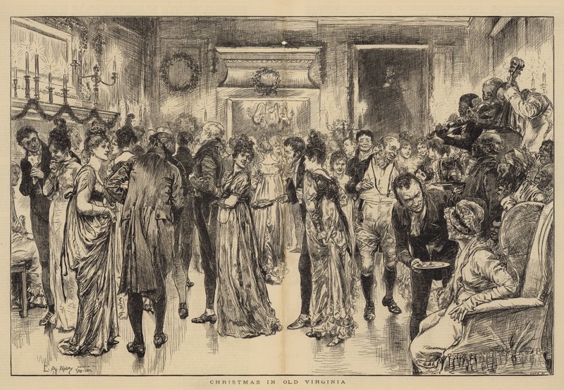 Christmas in Old Virginia by Edwin Austin Abbey