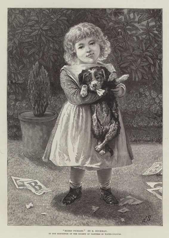 Mixed Pickles, in the Exhibition of the Society of Painters in Water-Colours by Edwin Buckman