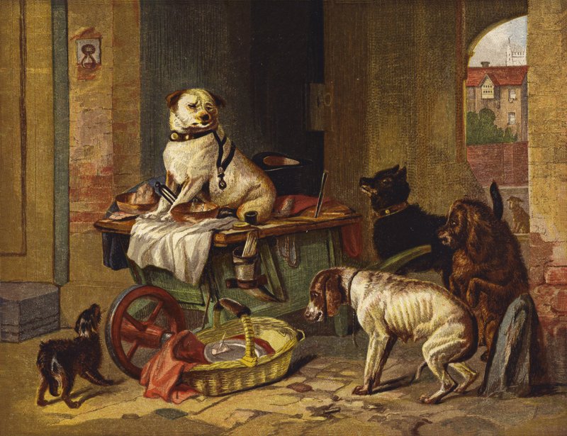 Jack in Office by Edwin Landseer
