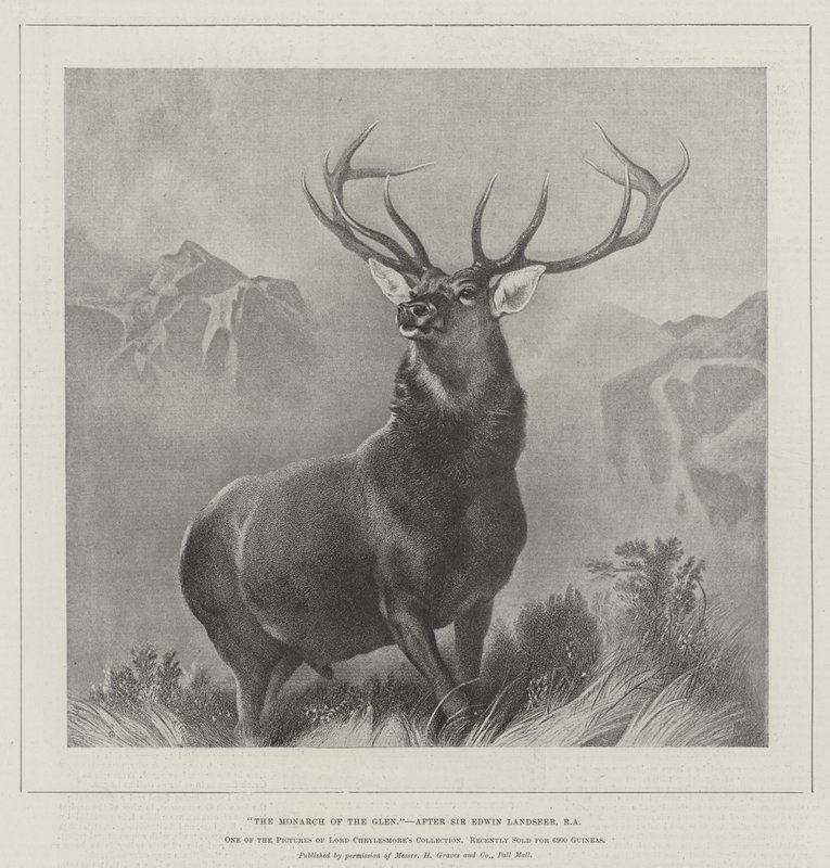 The Monarch of the Glen by Edwin Landseer