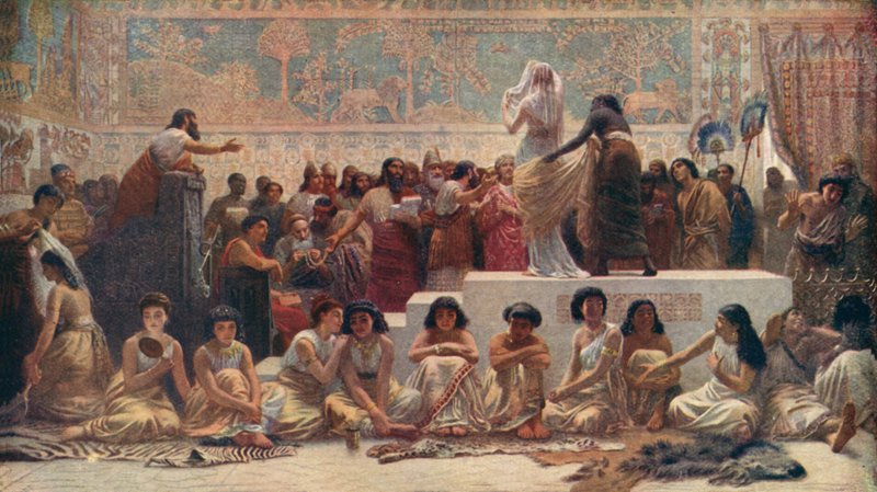 The Babylonian Marriage Market by Edwin Longsden Long