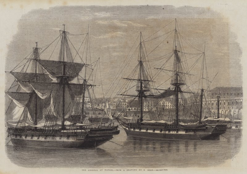 The Arsenal at Naples by Edwin Weedon