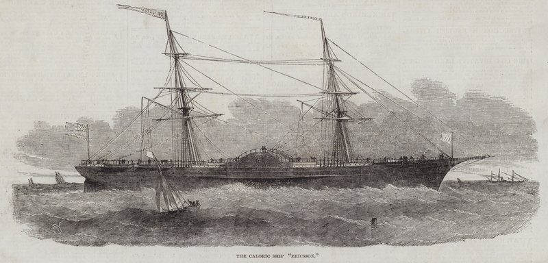The Caloric Ship Ericsson by Edwin Weedon