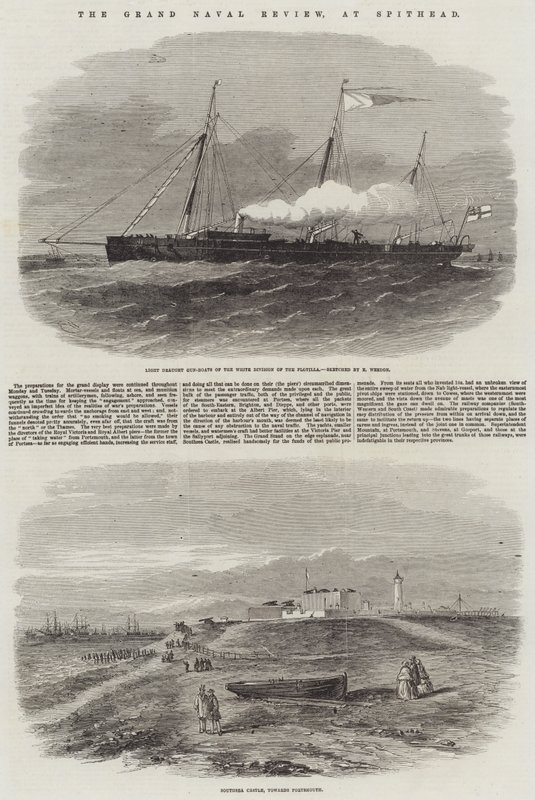 The Grand Naval Review, at Spithead by Edwin Weedon