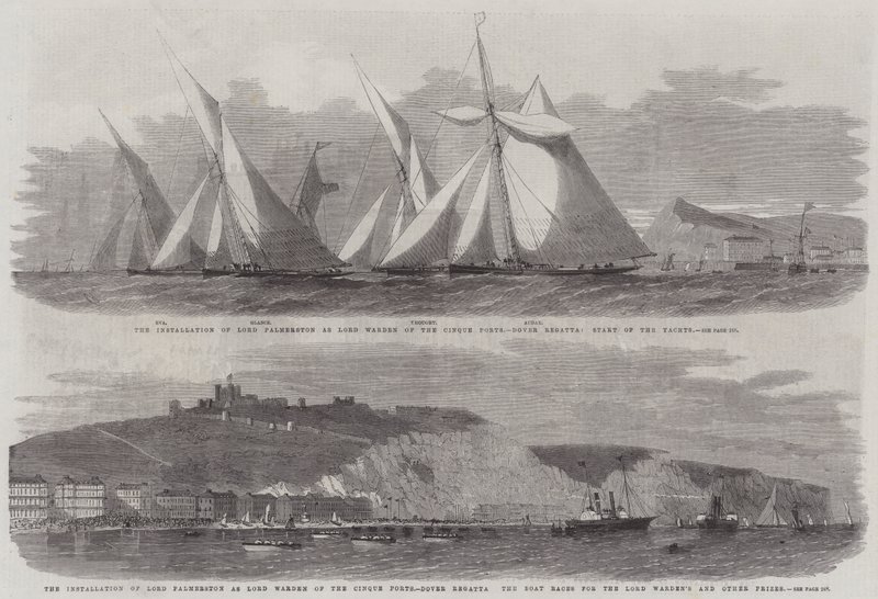The Installation of Lord Palmerston as Lord Warden of the Cinque Ports by Edwin Weedon