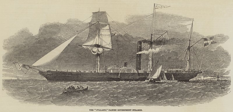 The Jylland, Danish Government Steamer by Edwin Weedon