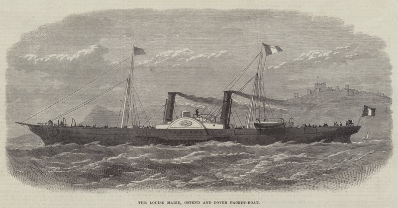 The Louise Marie, Ostend and Dover Packet-Boat by Edwin Weedon