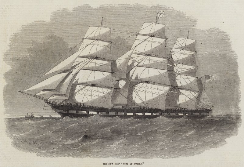 The New Ship City of Mobile by Edwin Weedon
