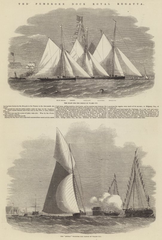 The Pembroke Dock Royal Regatta by Edwin Weedon