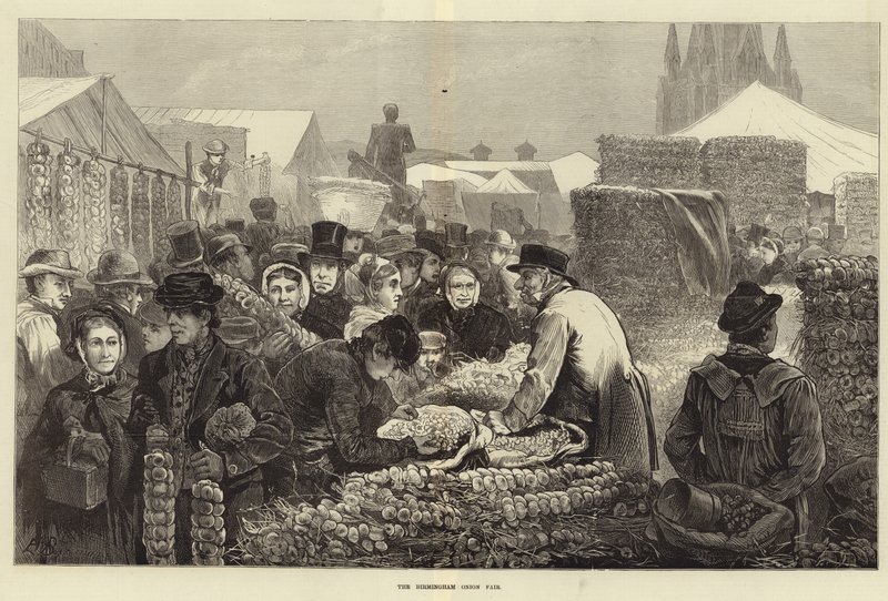 The Birmingham Onion Fair by Edwin Buckman