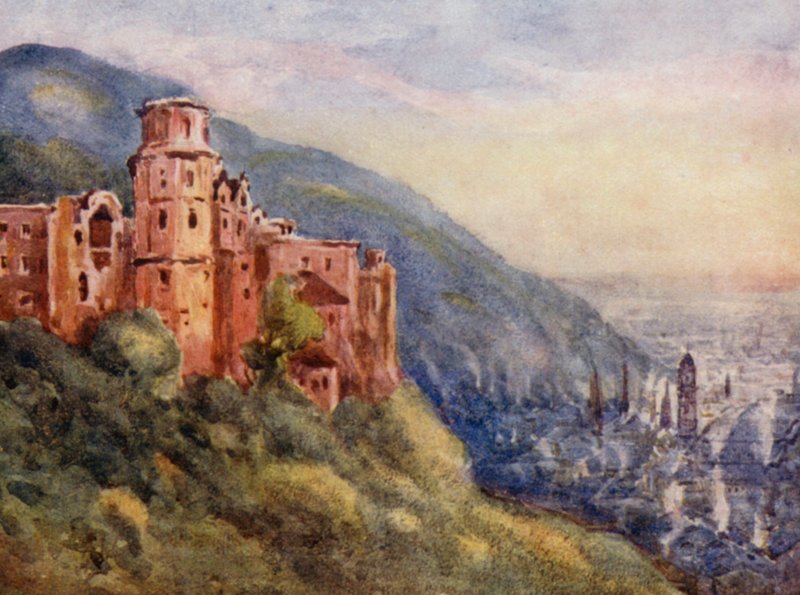 The Rhine: The Schloss, Heidelberg by Effie Jardine