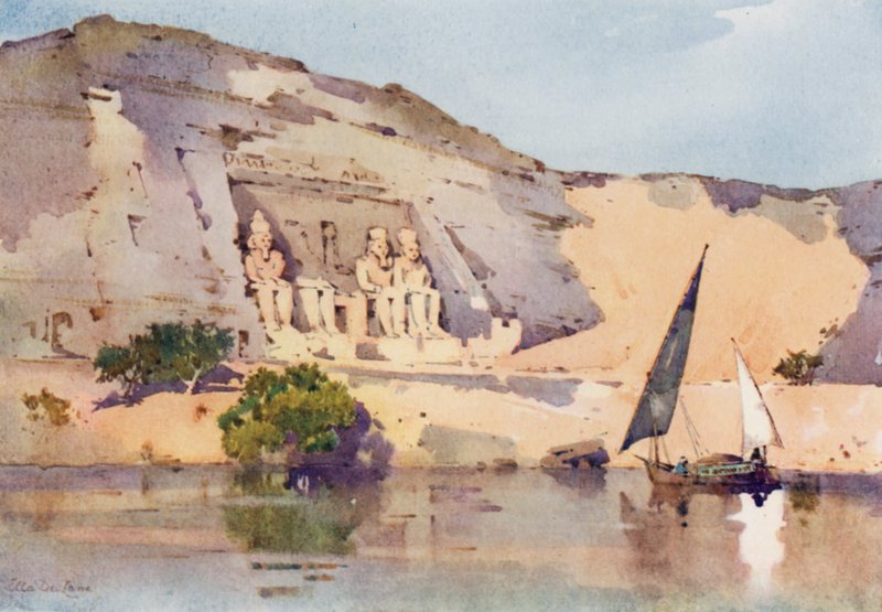 Abu Simbel by Ella Du Cane