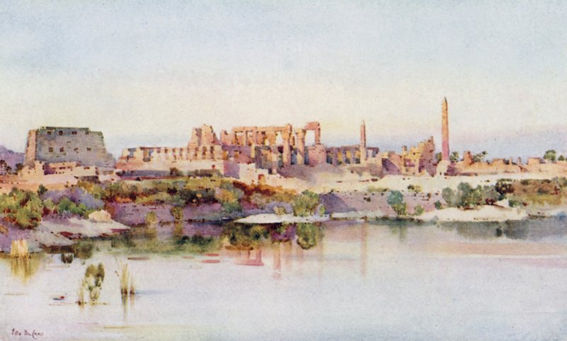The Temple of Karnak by Ella Du Cane