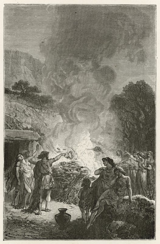 Funerals in the Iron Age by Emile Antoine Bayard