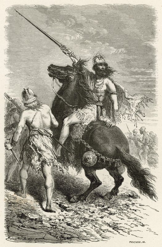 Iron Age Warriors by Emile Antoine Bayard