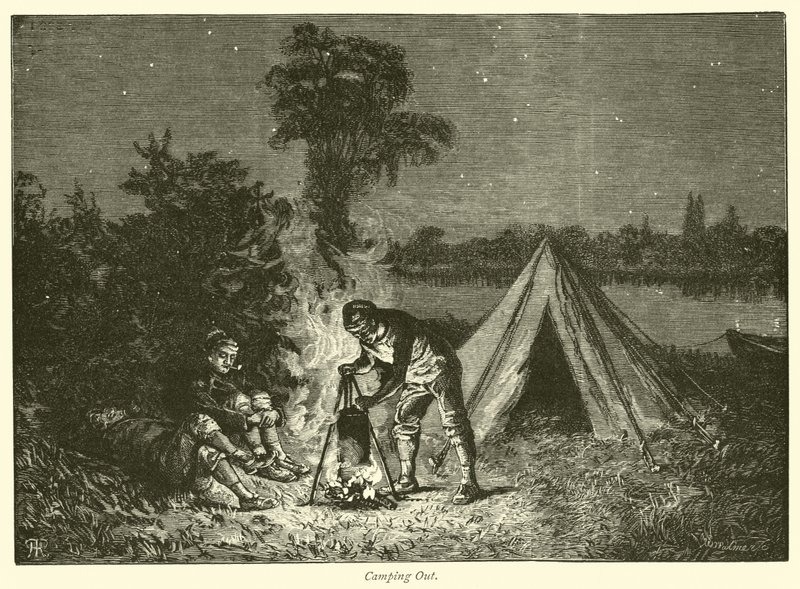 Camping Out by English School