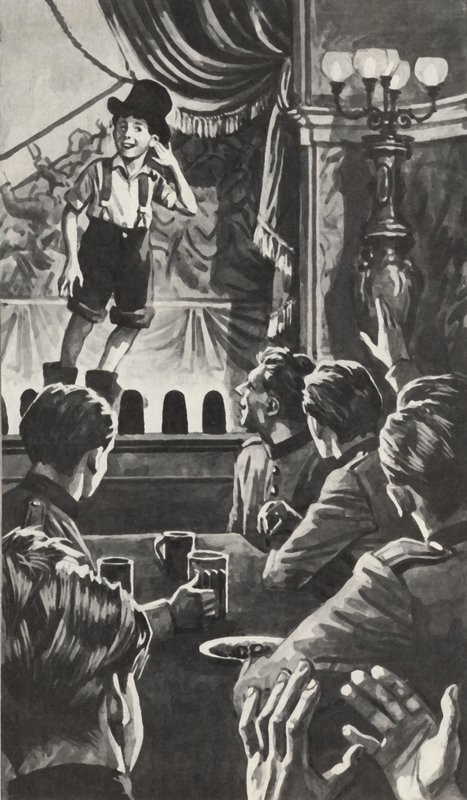 Charlie Chaplin as a boy by English School