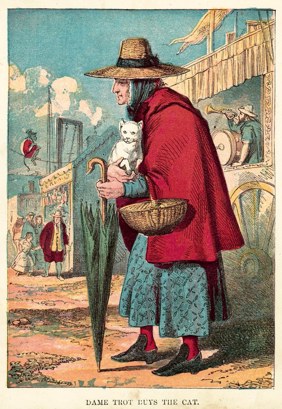 Dame Trot Buys the Cat by English School