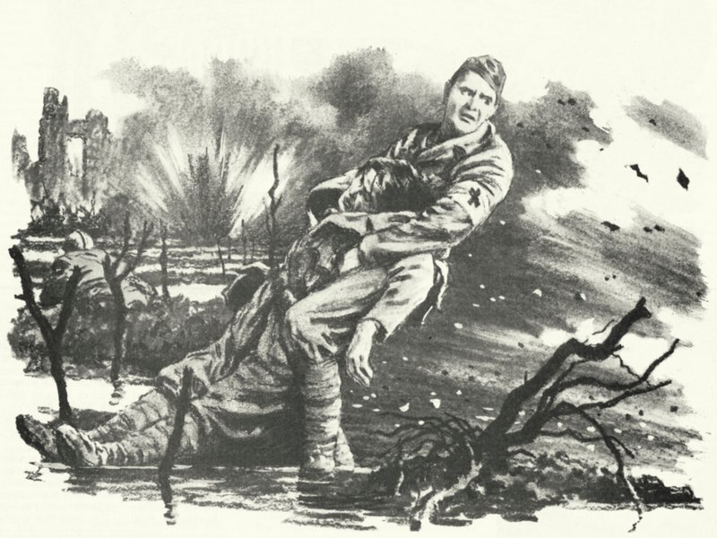 Ernest Hemingway by English School