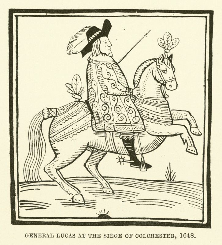 General Lucas at the Siege of Colchester, 1648 by English School