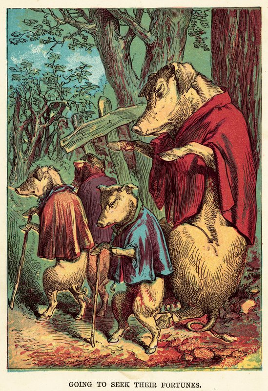 Going to Seek Their Fortunes by English School