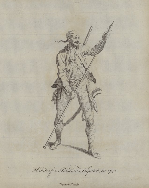 Habit of a Rascian Tolpatch in 1742 by English School