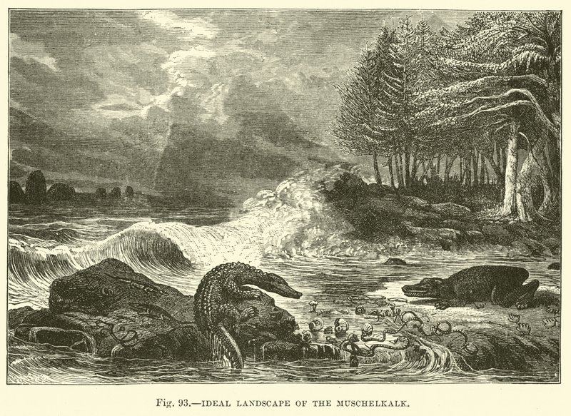 Ideal Landscape of the Muschelkalk by English School