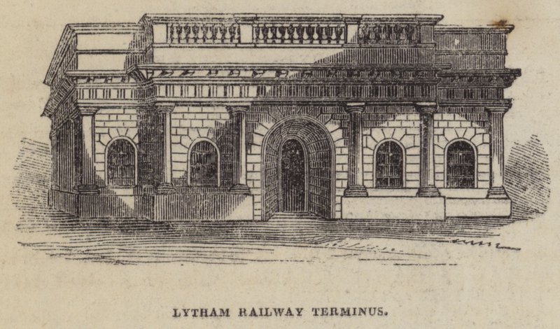 Lytham Railway Terminus by English School