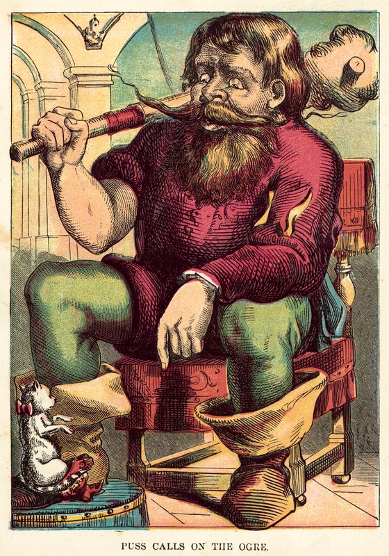 Puss Calls on the Ogre by English School